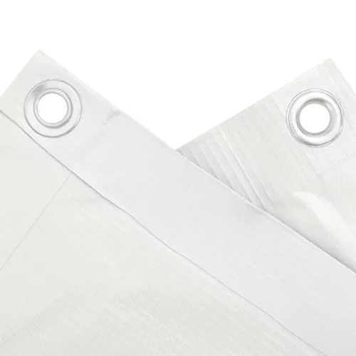  fehér PVC belátás elleni erkélyparaván 300x120 cm