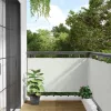  fehér PVC belátás elleni erkélyparaván 400x120 cm