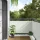  fehér PVC belátás elleni erkélyparaván 400x120 cm