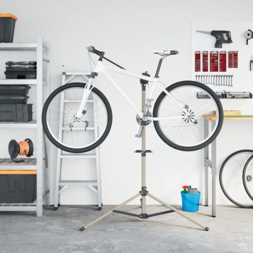  összecsukható alumínium kerékpárjavító állvány 120-165 cm