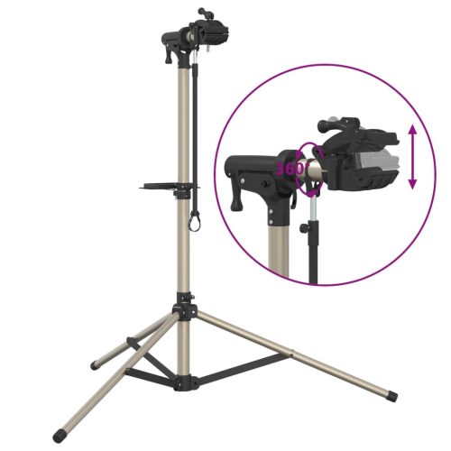  összecsukható alumínium kerékpárjavító állvány 120-165 cm