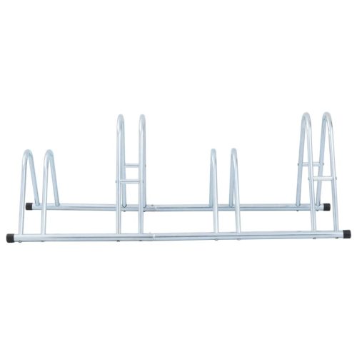  padlón álló horganyzott acél kerékpártartó 4 kerékpárhoz