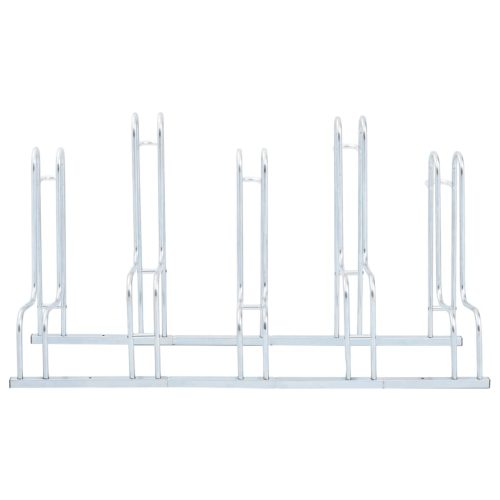  padlón álló horganyzott acél kerékpártartó 5 kerékpárhoz