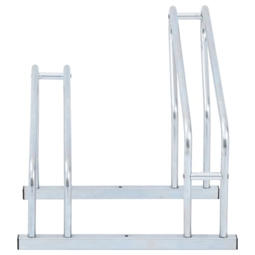  padlón álló horganyzott acél kerékpártartó 2 kerékpárhoz