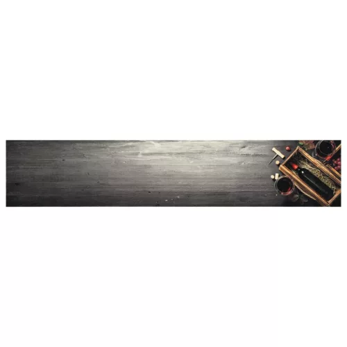  mosható boros üveg mintás bársony konyhai szőnyeg 60x300 cm