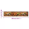  mosható fűszermintás bársony konyhaszőnyeg 60 x 300 cm