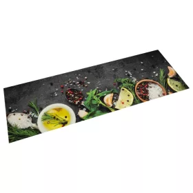  mosható fűszermintás bársony konyhaszőnyeg 60x180 cm
