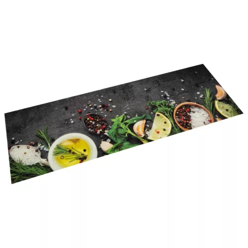  mosható fűszermintás bársony konyhaszőnyeg 60x180 cm