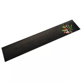  mosható fűszermintás bársony konyhaszőnyeg 60 x 300 cm