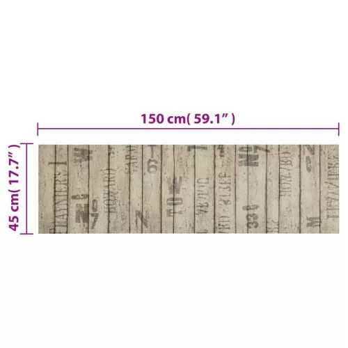  mosható kerítésmintás bársony konyhaszőnyeg 45 x 150 cm