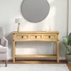  Corona tömör fenyőfa konzolasztal 114 x 34,5 x 73 cm