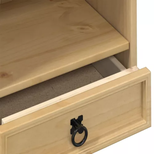  Corona tömör fenyőfa CD-szekrény 40 x 30 x 110 cm