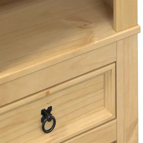  Corona tömör fenyőfa bortartó 56x35x134,5 cm