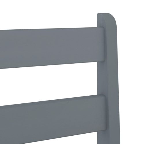  2 db szürke tömör fenyőfa bárszék