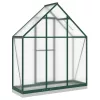  zöld alumínium melegház alapvázzal 169 x 58 x 202 cm