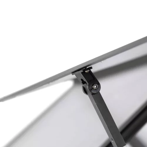  antracitszürke alumínium melegház alapvázzal 169 x 114 x 202 cm