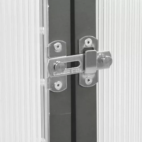  antracitszürke alumínium melegház alapvázzal 169 x 169 x 195 cm