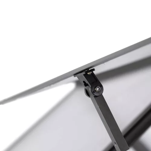  antracitszürke alumínium melegház alapvázzal 169 x 169 x 202 cm