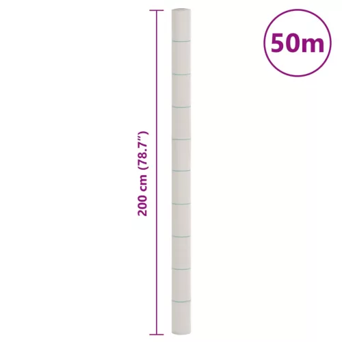  fehér PP talajtakaró membrán 2x50 m