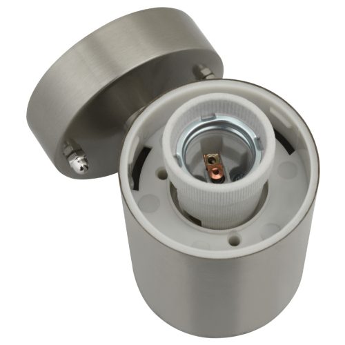  Kültéri Fali Lámpák 2 db Ezüst Rozsdamentes Acél IP44