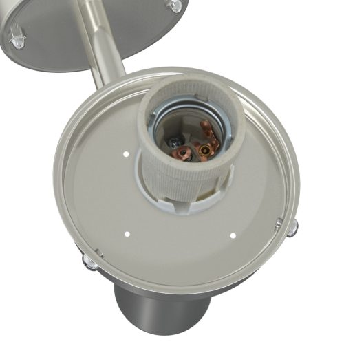  Kültéri Fali Lámpák 2 db Ezüst Rozsdamentes Acél IP44