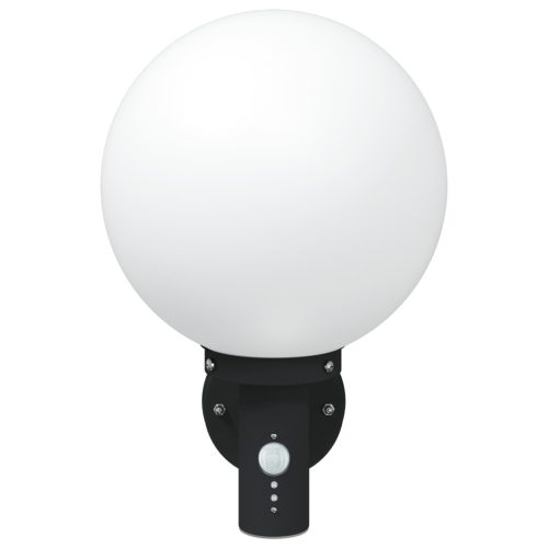  kültéri fali lámpa mozgásérzékelő fekete rozsdamentes acél IP44