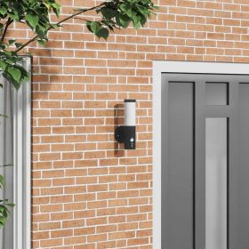  Kültéri Fali Lámpa Fekete 15 x 7,5 x 33 cm