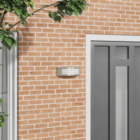  Kültéri Fali Lámpa Ezüst Rozsdamentes Acél IP44