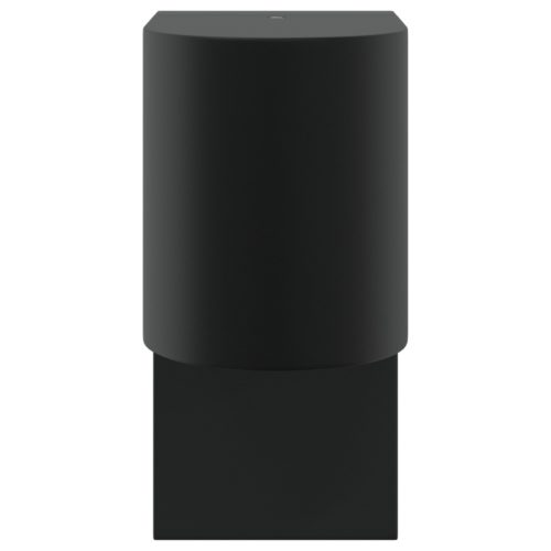  Kültéri Fali Lámpák 2 db Fekete Rozsdamentes Acél IP44