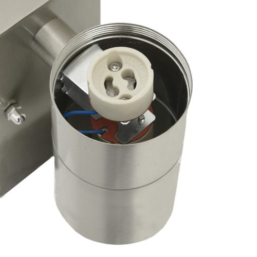  kültéri fali lámpák 2 db Ezüst Rozsdamentes acél IP44