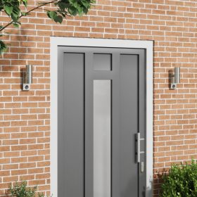    kültéri fali lámpák mozgásérzékelővel 2 db ezüst rozsdamentes acél IP44