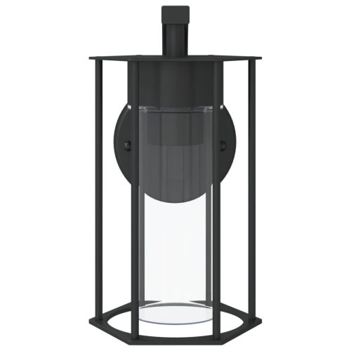  fekete rozsdamentes acél kültéri fali lámpa