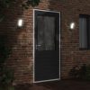  2 db fekete fröccsöntött alumínium kültéri fali LED lámpa