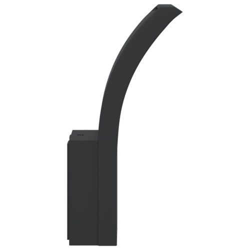  2 db fekete fröccsöntött alumínium kültéri fali LED lámpa