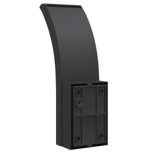  fekete öntött alumínium kültéri érzékelős LED-es falilámpa