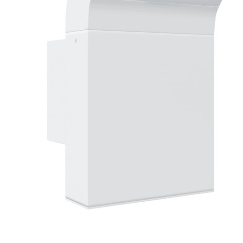  fekete öntött alumínium kültéri LED-es falilámpa