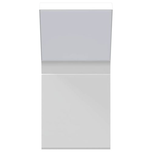  2 db fehér fröccsöntött alumínium kültéri fali LED lámpa