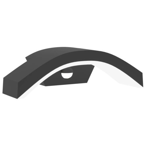  fekete öntött alumínium kültéri érzékelős LED-es falilámpa