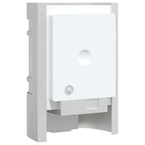  2 db ezüstszínű rozsdamentes acél kültéri érzékelős falilámpa