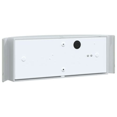  2 db ezüstszínű rozsdamentes acél kültéri falilámpa