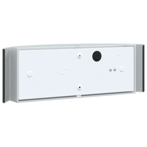  2 db fekete rozsdamentes acél kültéri falilámpa