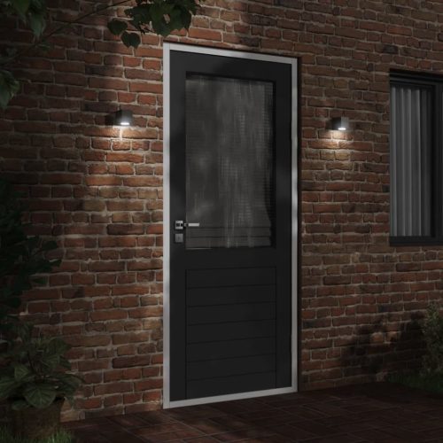  fekete öntött alumínium kültéri falilámpa