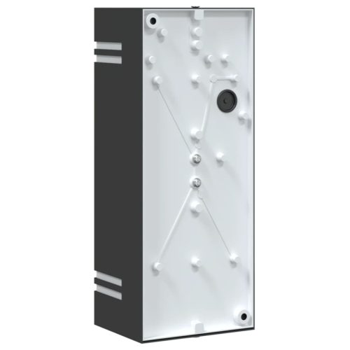  fekete rozsdamentes acél kültéri fali lámpa