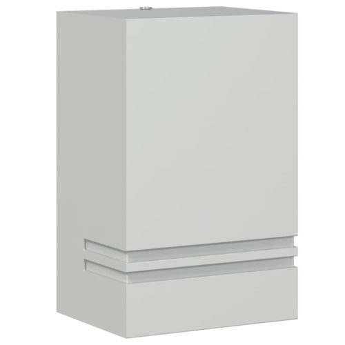  ezüstszínű rozsdamentes acél kültéri falilámpa