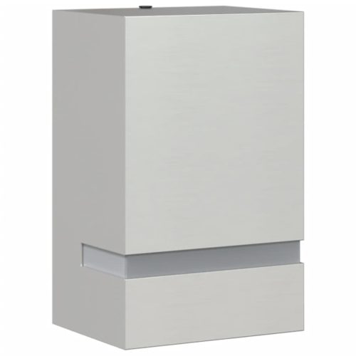  ezüstszínű rozsdamentes acél kültéri falilámpa