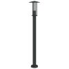  fekete rozsdamentes acél kültéri állólámpa 100 cm