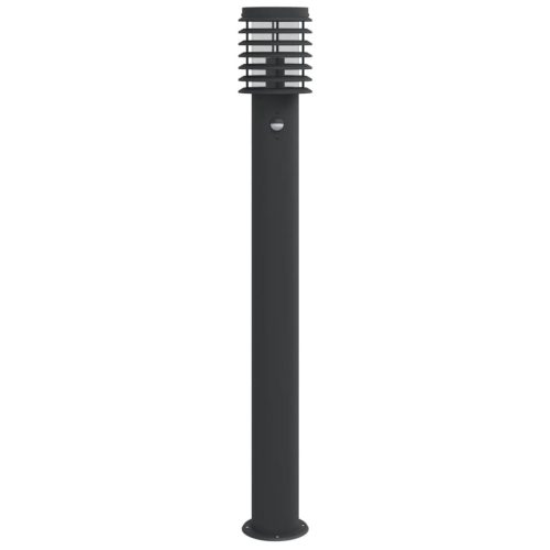  3 db rozsdamentes acél kültéri állólámpa érzékelővel 110 cm