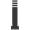  fekete alumínium kültéri állólámpa 50 cm