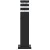  fekete alumínium kültéri állólámpa 50 cm