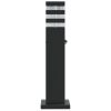  fekete alumínium kültéri állólámpa érzékelővel 50 cm
